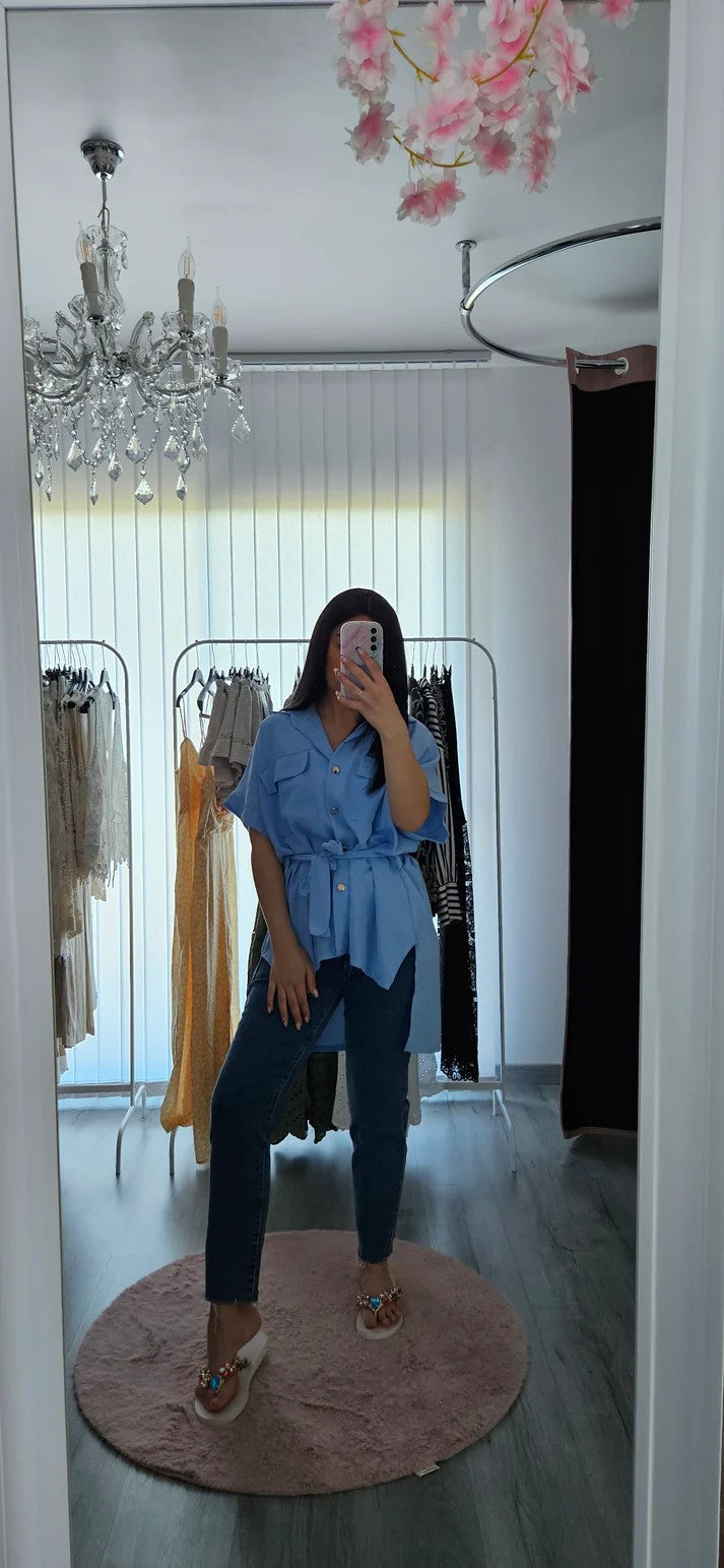 Chemise Bleues Femme – Casual chic