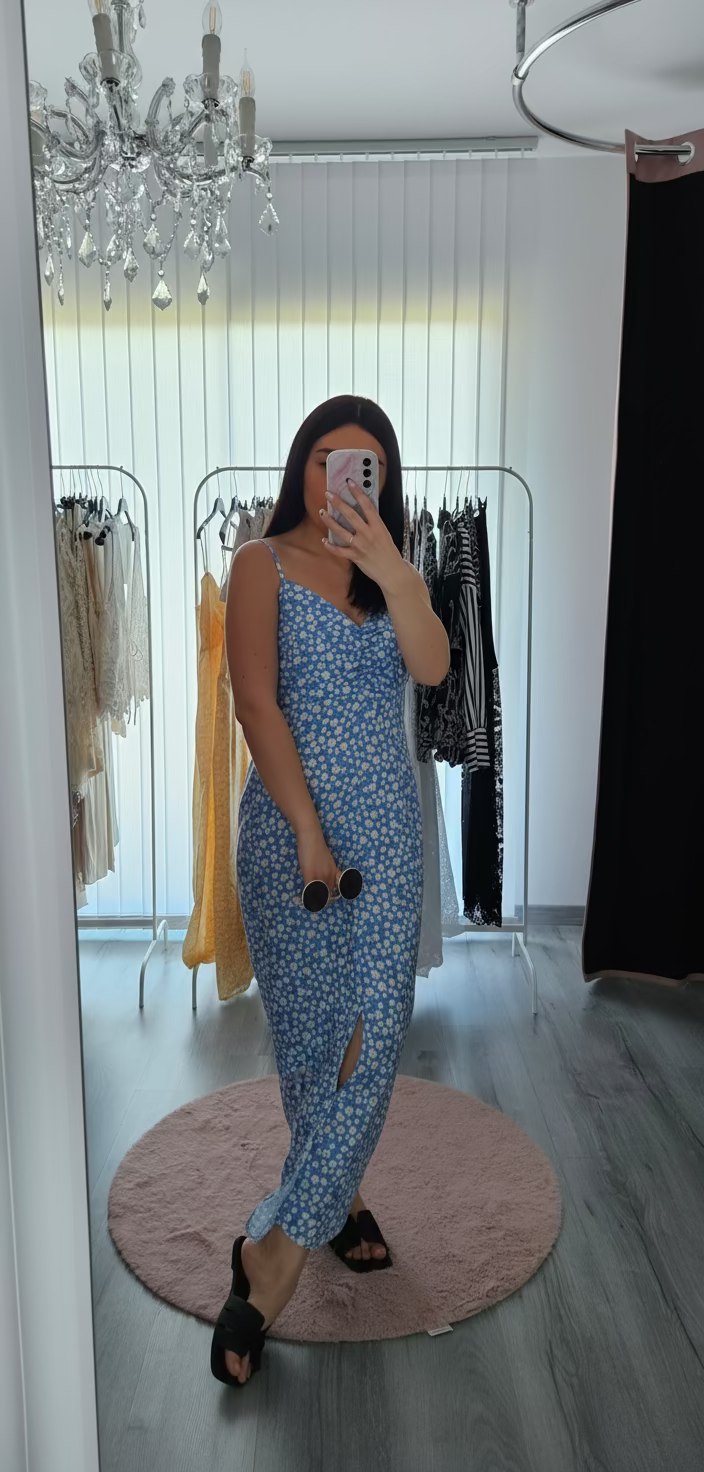 Robe Pâquerette Femme – Imprimé floral léger