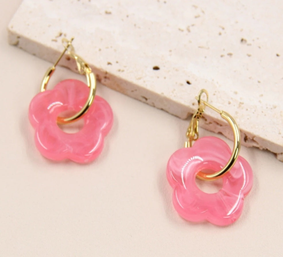 Boucle Fleur Femme – Accessoire floral 🌸