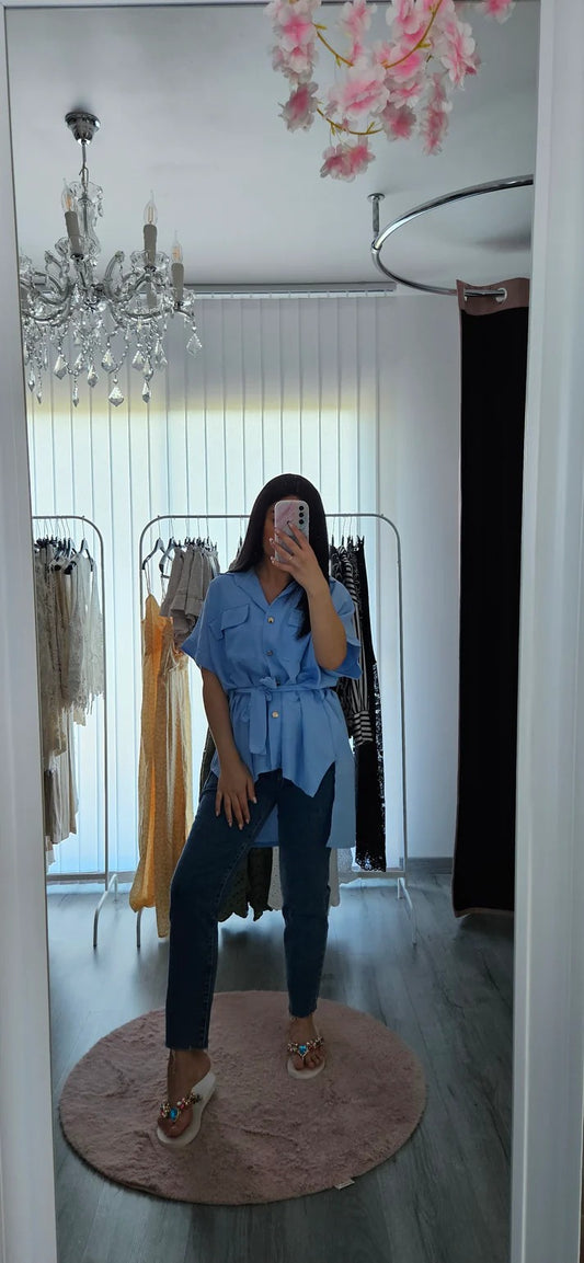 Chemise Bleues Femme – Casual chic