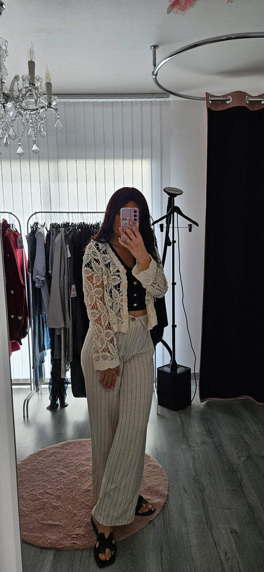 Gilet Ana Femme – Gilet au crochet élégant