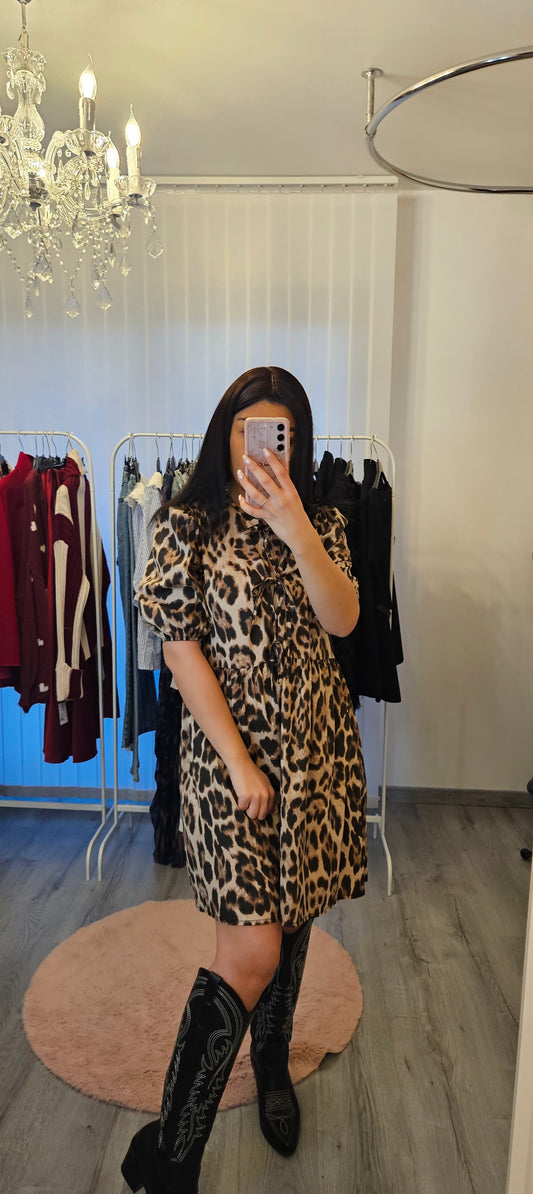 Robe Léopard Femme – Imprimé animal audacieux