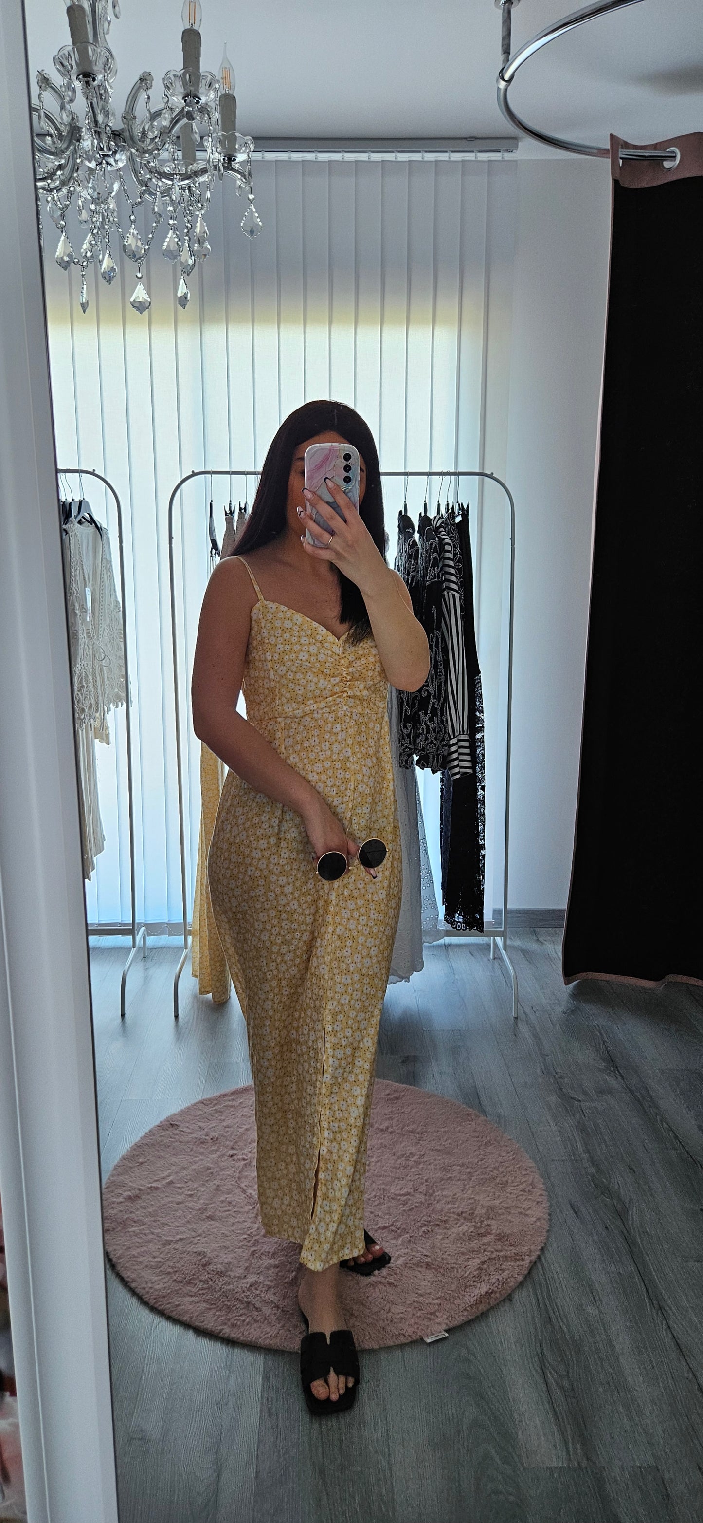 Robe Pâquerette Femme – Imprimé floral léger